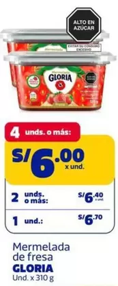 Gloria - Mermelada de fresa