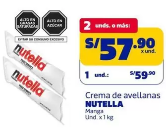 Nutella - Crema de avellanas
