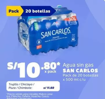 San Carlos - Agua sin gas