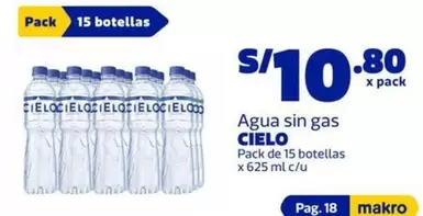 Cielo - Agua sin gas