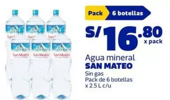 San Mateo - Agua mineral
