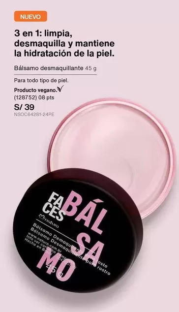 Piel - Bálsamo desmaquillante