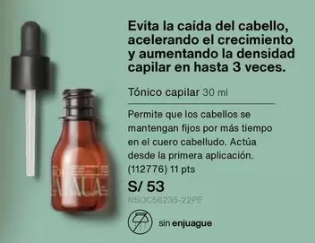 PTS - Tónico capilar