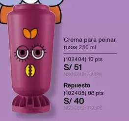 PTS - Crema para peinar rizos