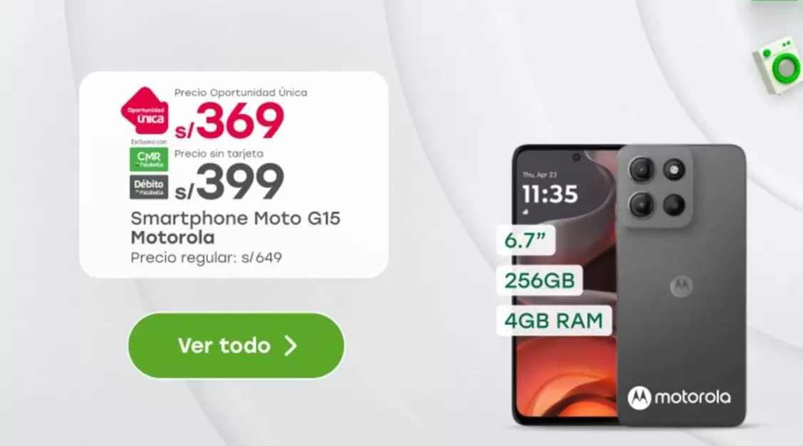 Motorola - Smartphone Moto G15