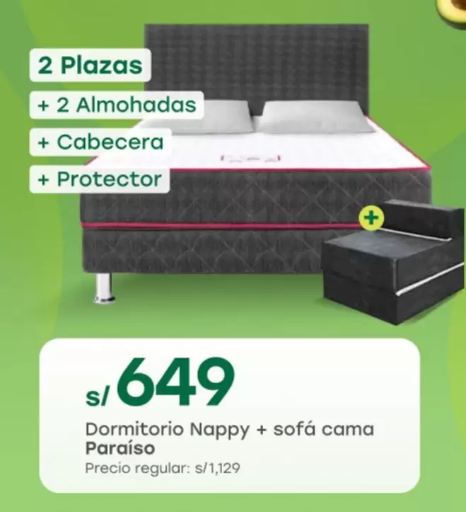 Dormitorio Nappy + sofá cama