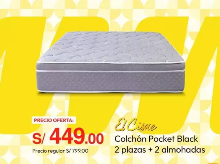 El Cisne - Colchón Pocket Black