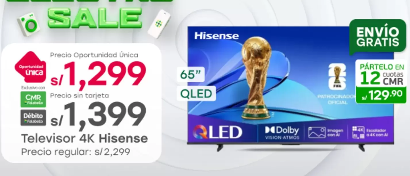 Hisense - Televisor 4K