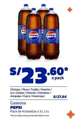 Pepsi - Gaseosa