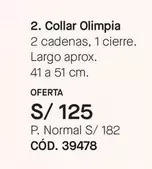 Collar Olimpia