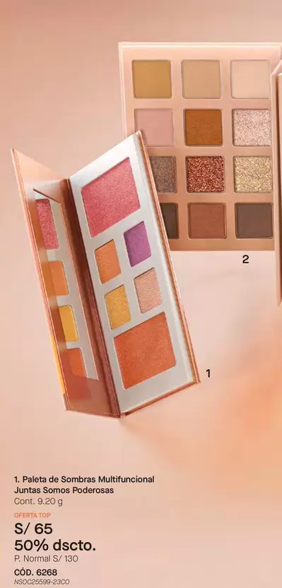 Paleta de Sombras MultiFuncional Juntas Somos Poderosas
