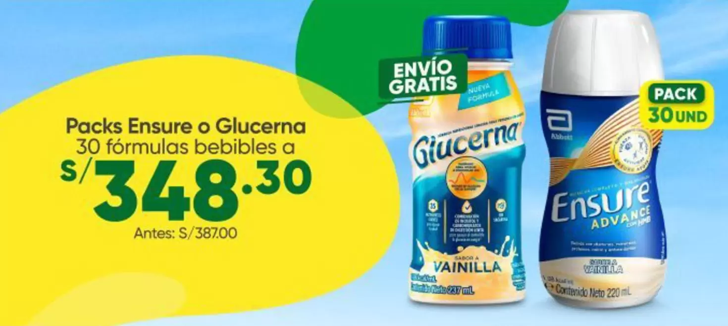 Ensure -  o Glucerna