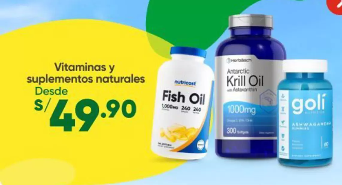 Vitaminas y suplementos naturales