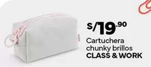 Cartuchera chunky brillos