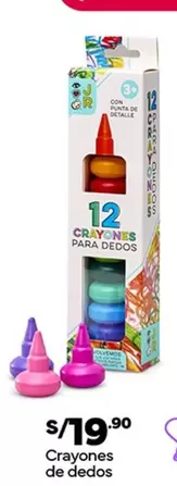 Crayones de dedos