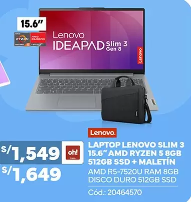 Lenovo - LAPTOP SLIM 3