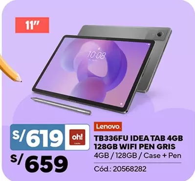 Lenovo - TB336FU IDEA TAB 4GB 128GB WIFI PEN GRIS