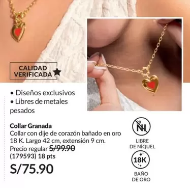 Oro - Collar Granada