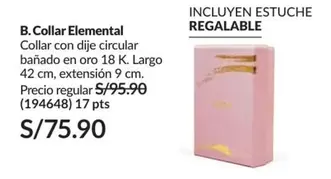 Oro - Collar Elemental