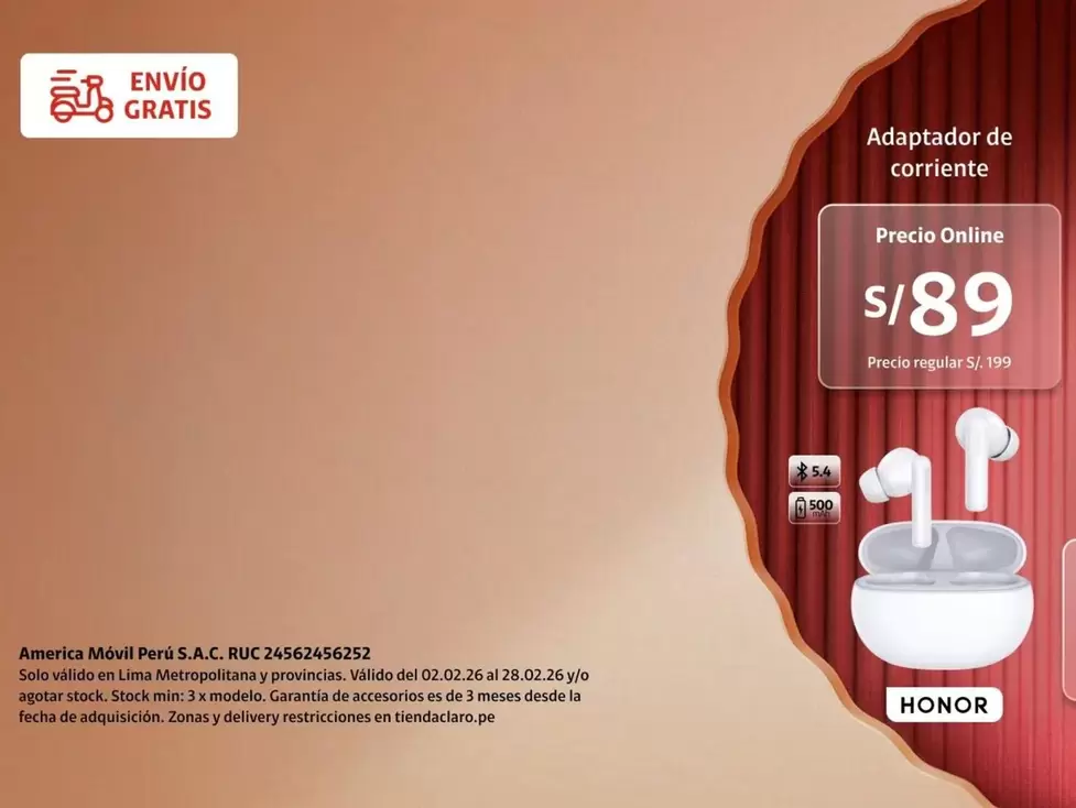 Solo - Adaptador de corriente