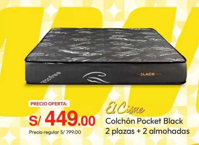 El Cisne - Colchón Pocket Black