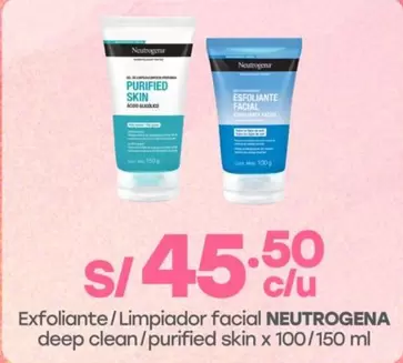 Neutrógena - Exfoliante/Limpiador facial