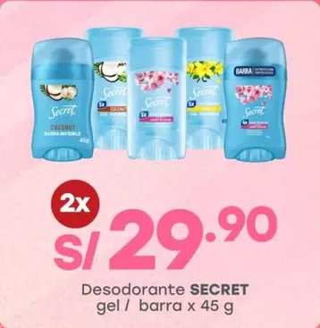 Secret    - Desodorante