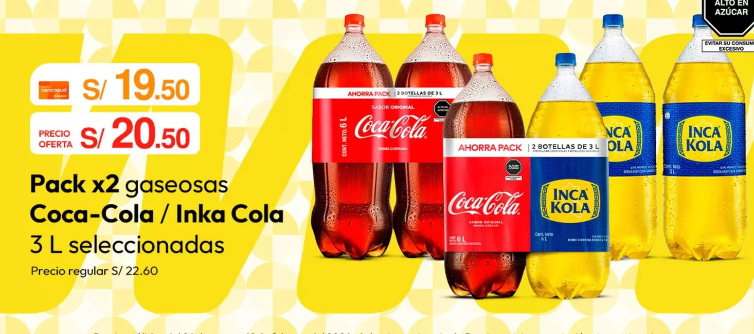 Coca-Cola - gaseosas  / Inka Cola