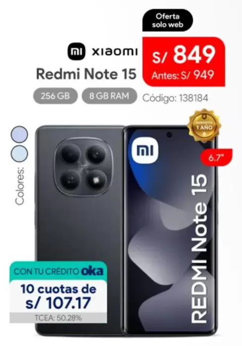 Xiaomi - Redmi Note 15