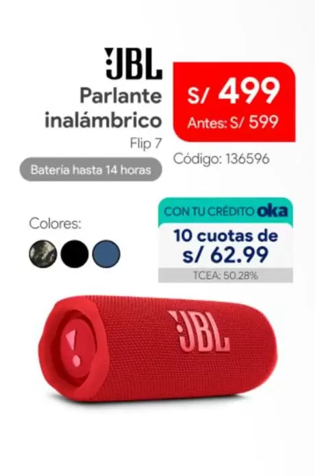 JBL - Parlante inalámbrico
