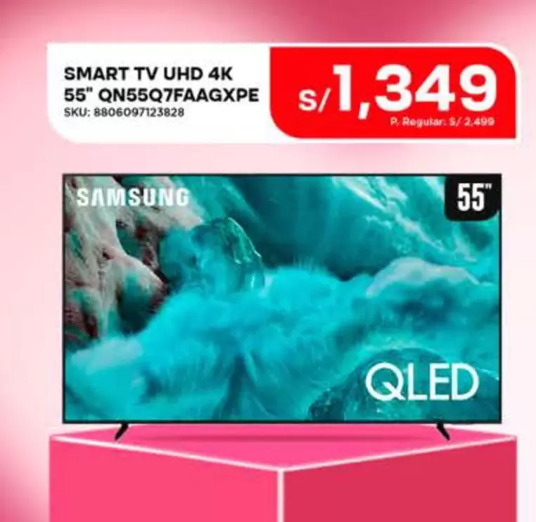 Samsung - SMART TV UHD 4K 55" QN55Q7FAAGXPE