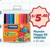 Vinifan - Plumón Happy 45
