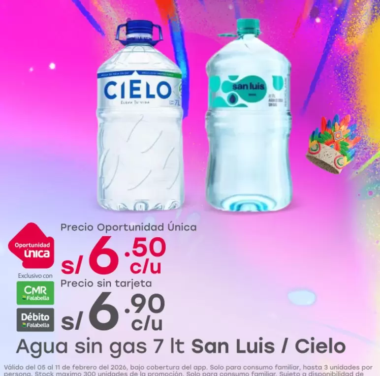 Cielo - Agua sin gas