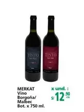 Merkat - Vino Borgoña/ Malbec