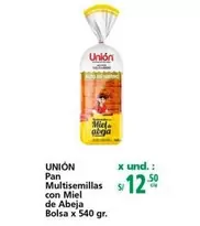 Unión - Pan Multisemillas con Miel de Abeja