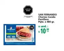 San Fernando - Chorizo Cocido Parrillero