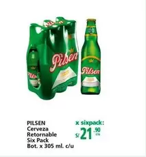 Pilsen - Cerveza Retornable Six Pack