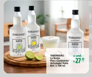 Tabernero - La Botija Pisco Quebranta/ Acholado/Italia