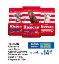 Ricocan - Alimento para Perro Adulto/Cachorro Sabores Variados