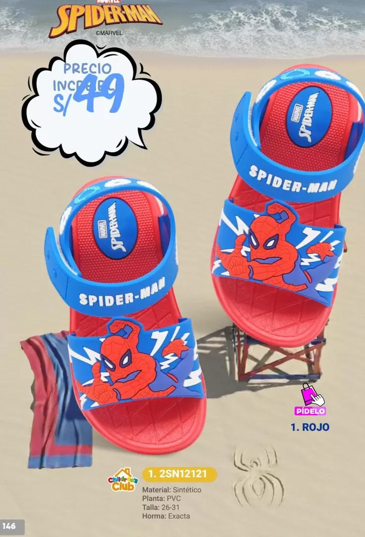 Spiderman - Sandalia