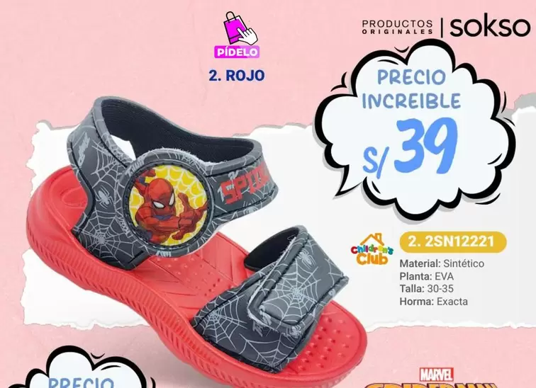 Marvel - sandalias niño