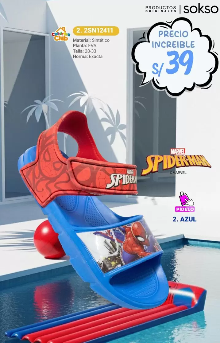 Spiderman - Sandalias