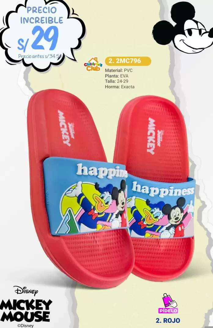 Mickey Mouse - Sandalia