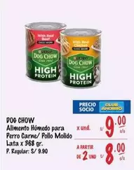 Dog Chow - Alimento Húmedo para Perro Carne/ Pollo Molido