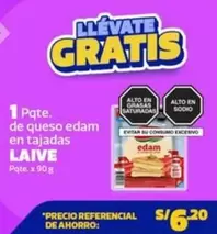 Laive - Queso Edam En Tajadas