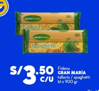Gran María - tallarín / spaghetti