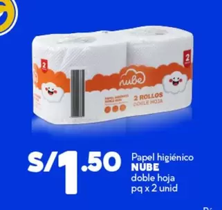 Papel higiénico doble hoja