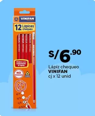 Vinifan - Lápiz chequeo