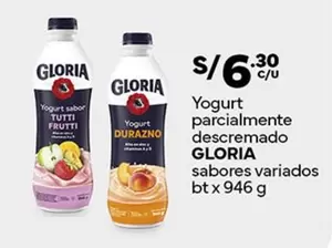 Gloria - Yogurt parcialmente descremado