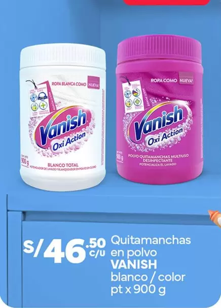 Vanish - Quitamanchas en polvo